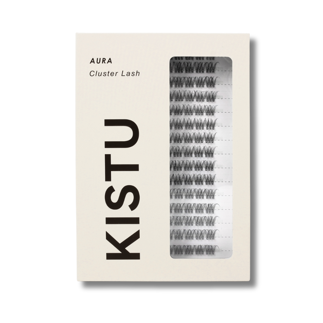 KISTU Aura cluster lashes, subtle natural definition and lift