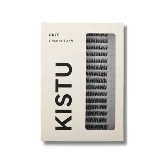 KISTU Dusk cluster lashes, medium volume with natural dimension