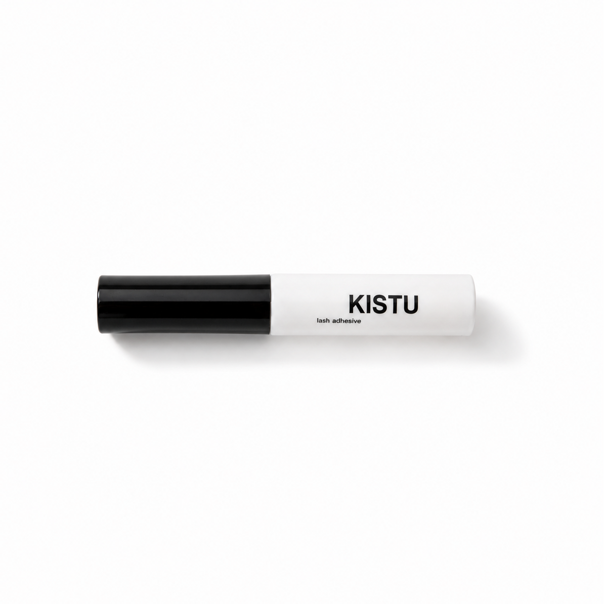 KISTU Lash Lock Brush Bond lash adhesive tube on white background