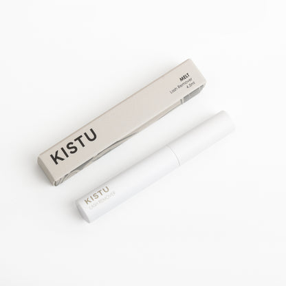 KISTU Melt lash remover tube detail shot